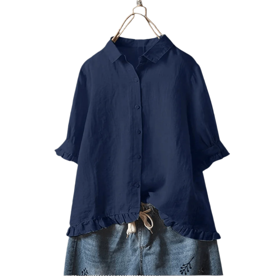 Women's Blouse Modern Style Breathable Material