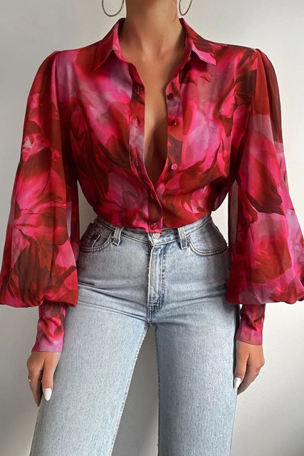 Women's Blouse Playful Fit Light Cotton