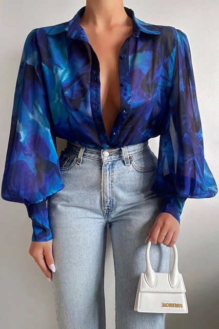 Women's Blouse Playful Fit Light Cotton