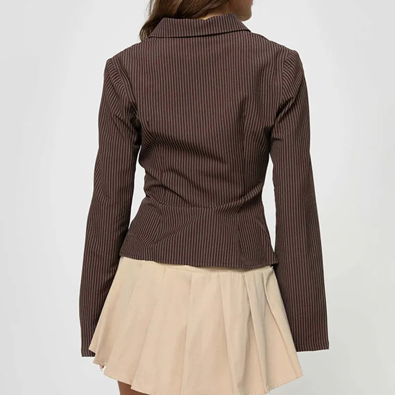 Women's Blouse Retro Flared Sleeves Cotton