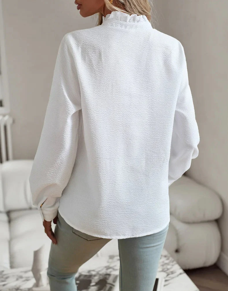 Women's Blouse Stylish Cotton Modern Fit for Work and Leisure