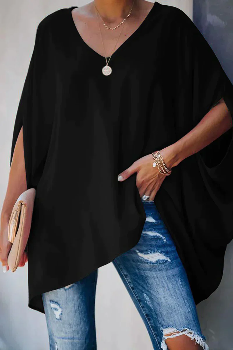 Women's Blouse Wide Style Flowing Material for Casual and Elegant Occasions