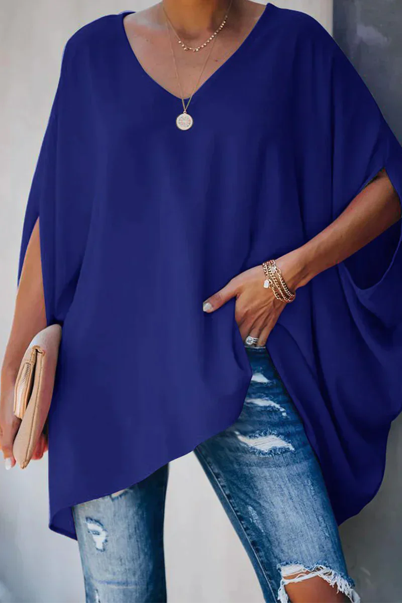 Women's Blouse Wide Style Flowing Material for Casual and Elegant Occasions