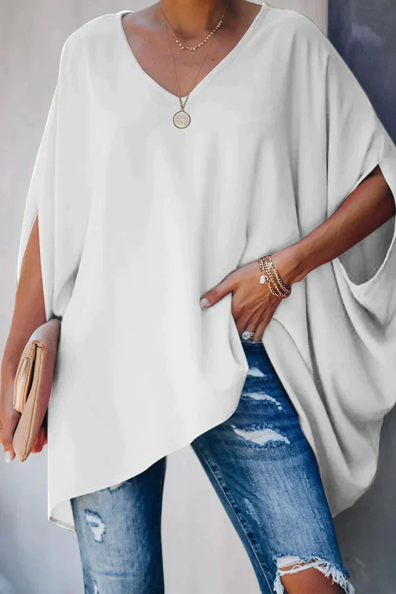 Women's Blouse Wide Style Flowing Material for Casual and Elegant Occasions