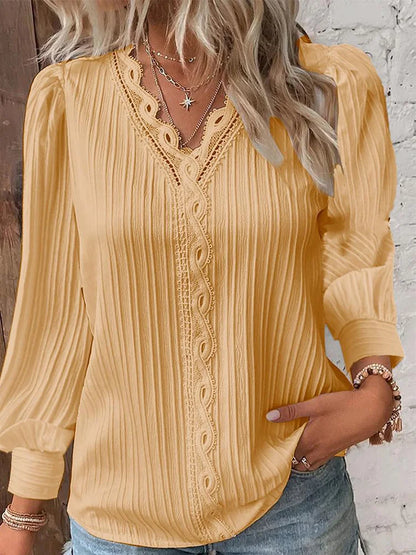 Women's Blouse With Stylish Details Breathable Cotton