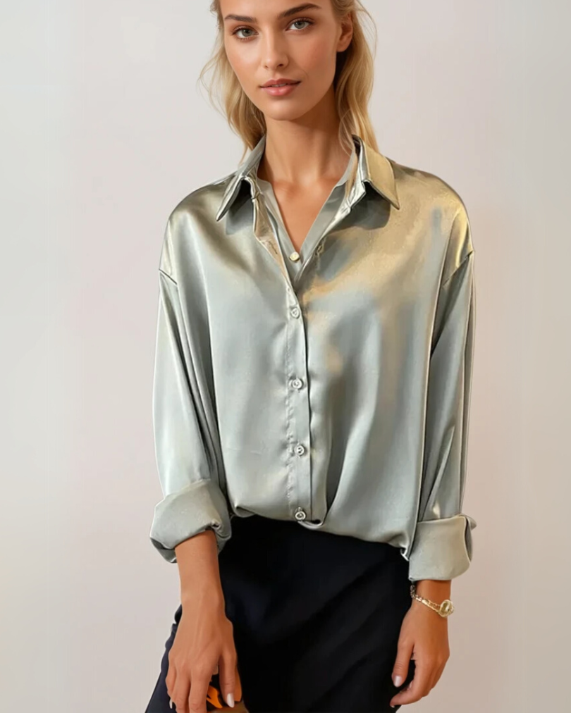 Women's Blouse with Elegant Finish