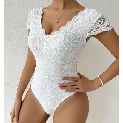 Women's Body with Lace Elegant Fit High Quality Fabric