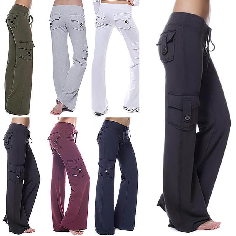 Women's Bootleg Cargo Trousers