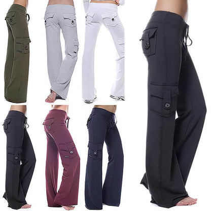 Women's Bootleg Cargo Trousers
