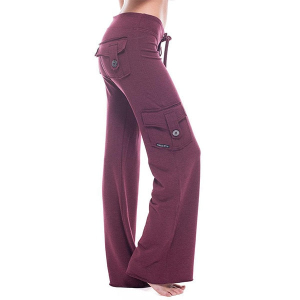 Women's Bootleg Cargo Trousers