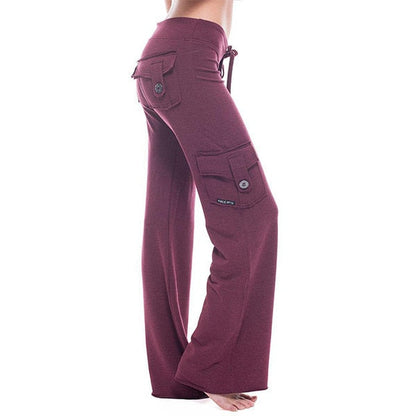 Women's Bootleg Cargo Trousers