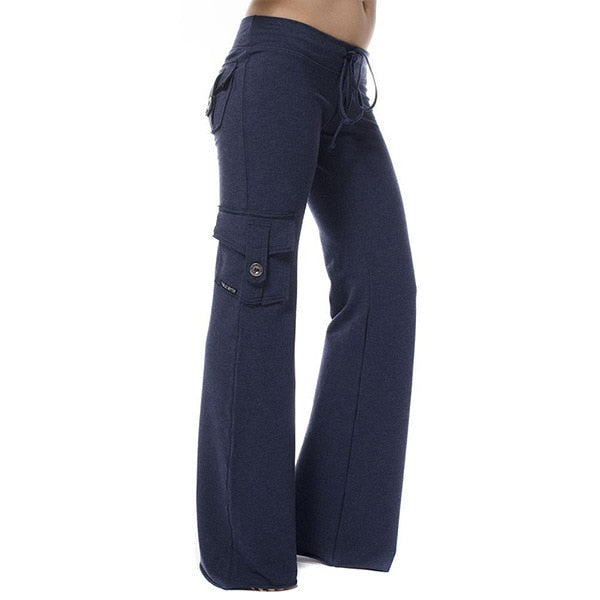 Women's Bootleg Cargo Trousers