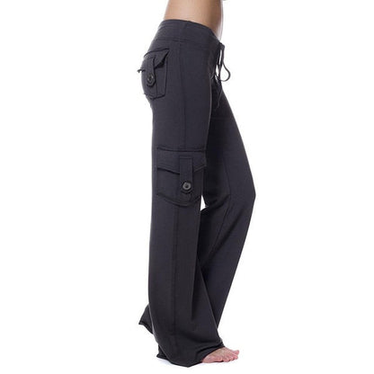 Women's Bootleg Cargo Trousers