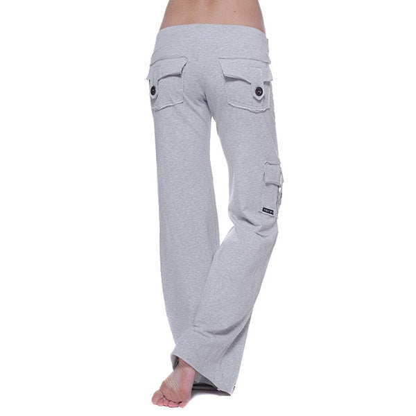 Women's Bootleg Cargo Trousers