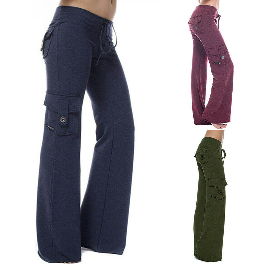 Women's Bootleg Cargo Trousers