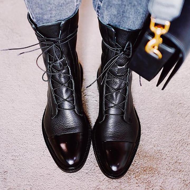 Women's Boots Classic Synthetic Leather Elegant Fit