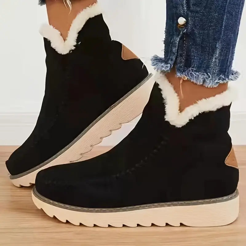 Women's Boots Plush Sheepskin Stylish Comfortable