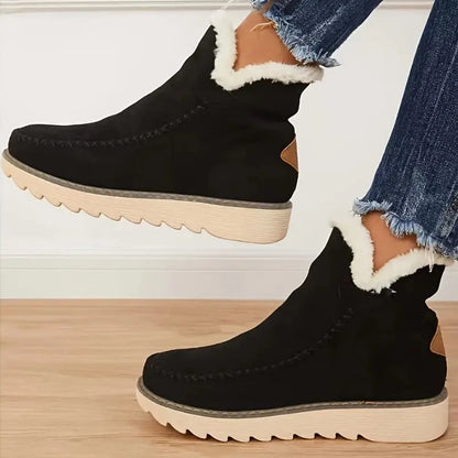 Women's Boots Plush Sheepskin Stylish Comfortable