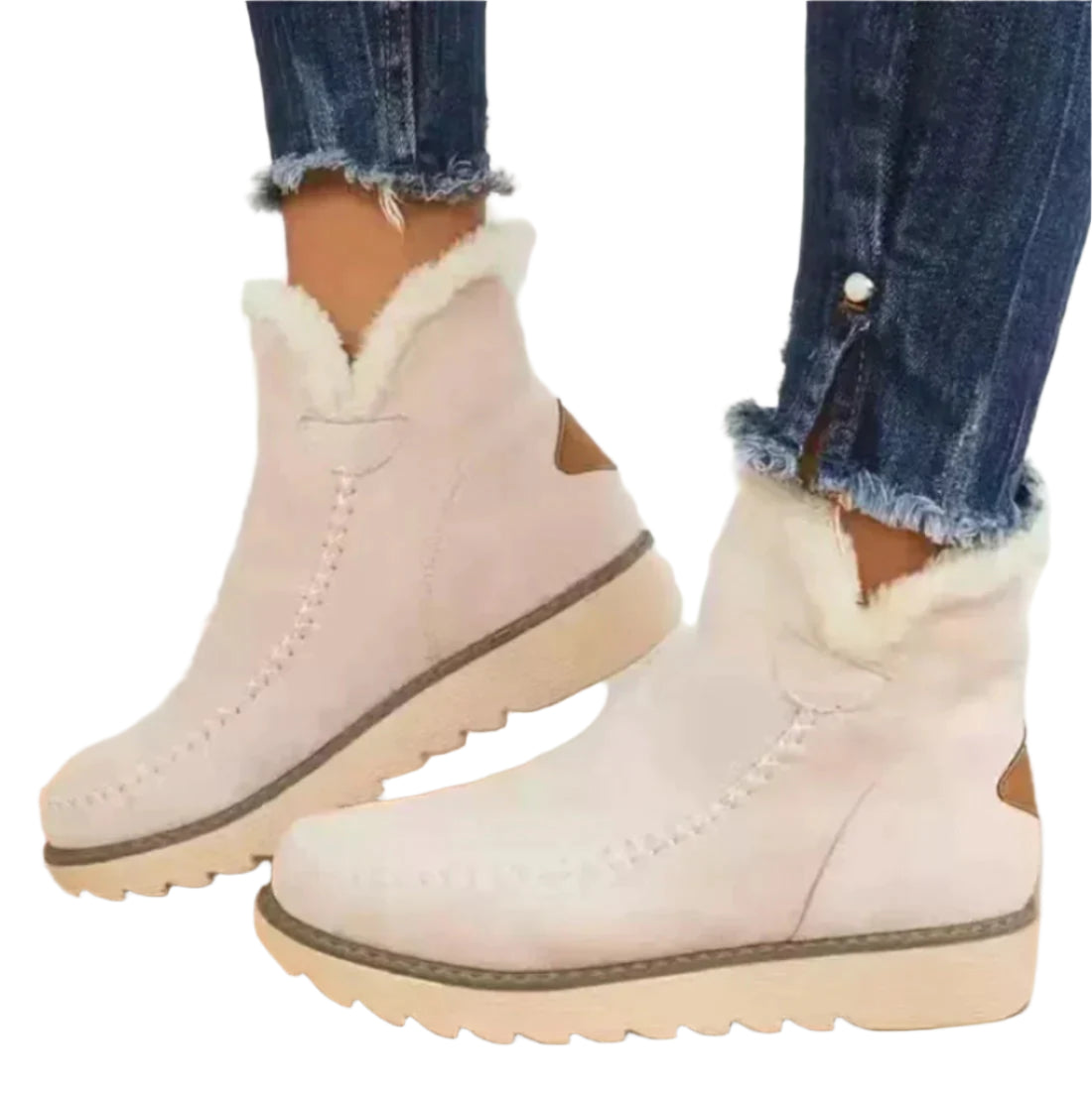 Women's Boots Plush Sheepskin Stylish Comfortable
