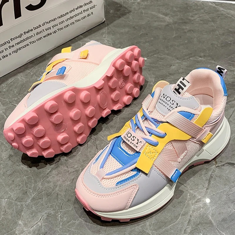 Women's Breathable Coloured Sneakers
