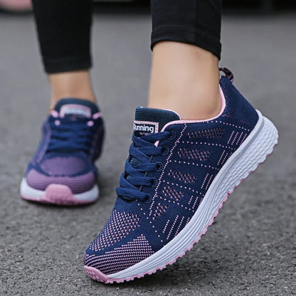 Women's Breathable Mesh Flat Shoes