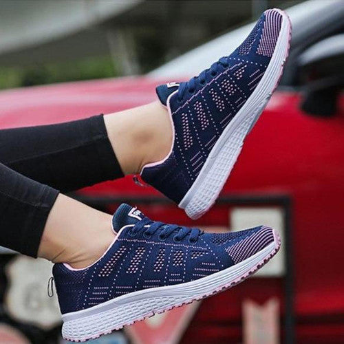 Women's Breathable Mesh Flat Shoes