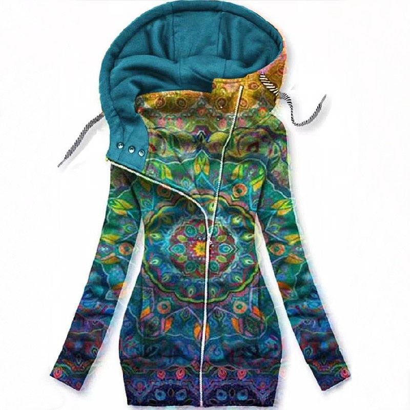 Women's Butterfly Art Vest Sweatshirt