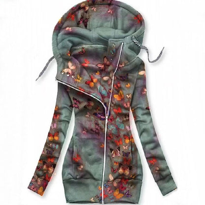 Women's Butterfly Art Vest Sweatshirt