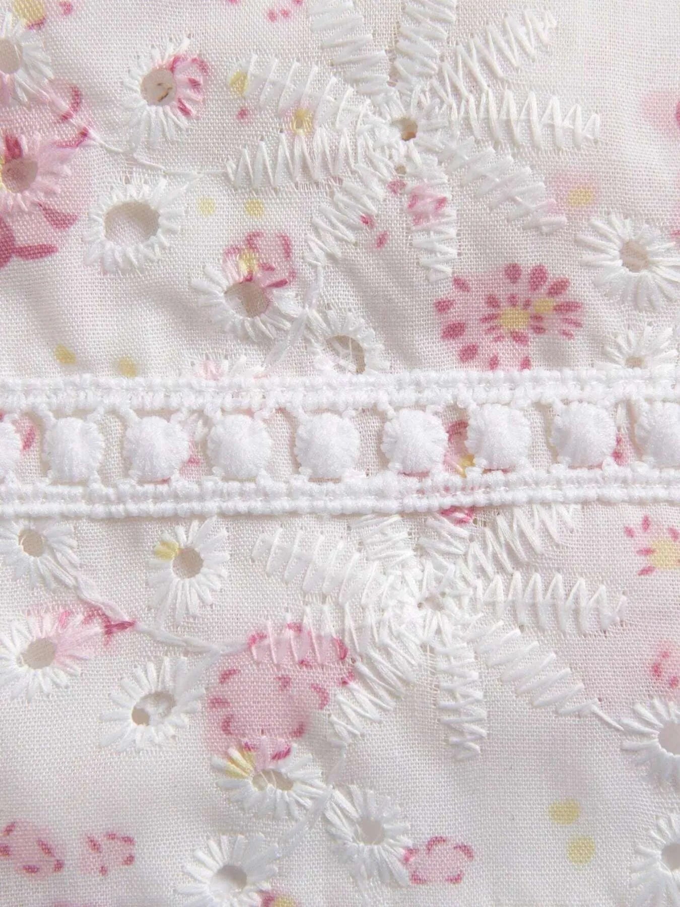 Women's Cami Top with Floral Print and Bow