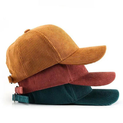 Women's Cap Corduroy Stylish Comfortable Adjustable