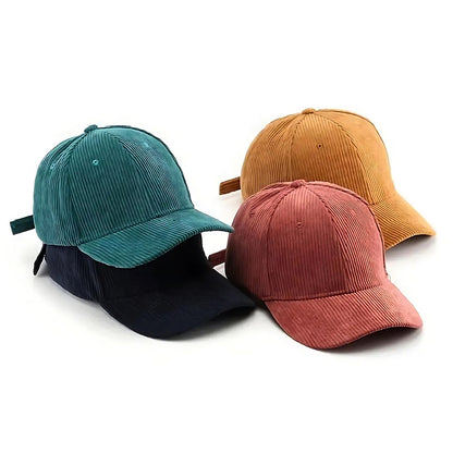 Women's Cap Corduroy Stylish Comfortable Adjustable