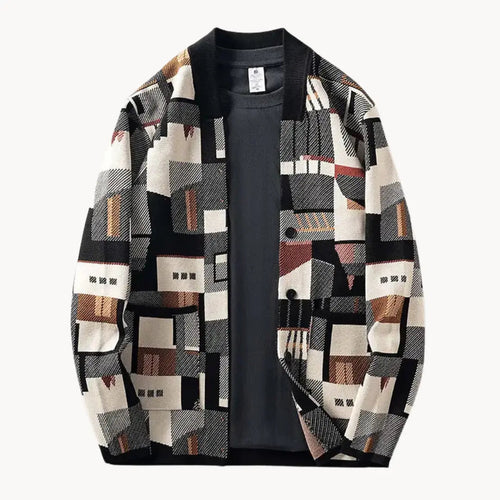 Women's Cardigan Abstract Pattern Tapered Stylish