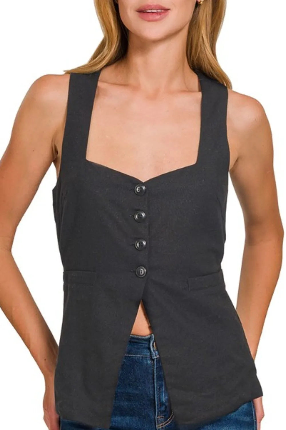 Women's Cardigan Bow Detail Linen Style