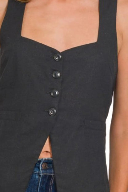 Women's Cardigan Bow Detail Linen Style