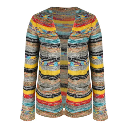 Women's Cardigan Knitted Casual Loose Jacket for Autumn and Winter