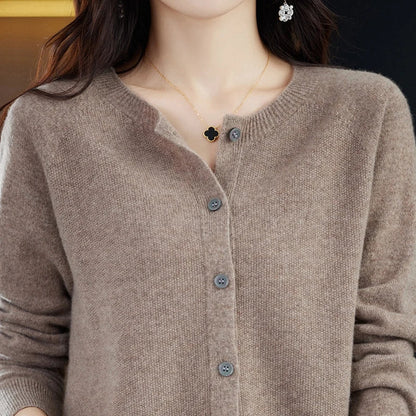 Women's Cardigan Round Neck Comfortable