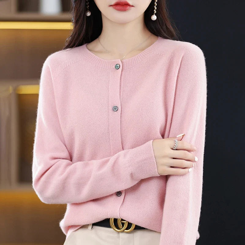 Women's Cardigan Round Neck Comfortable