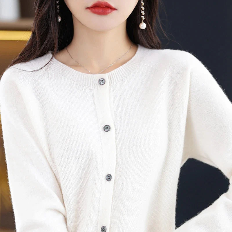 Women's Cardigan Round Neck Comfortable