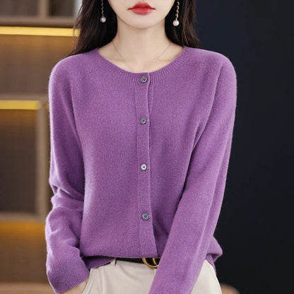 Women's Cardigan Round Neck Comfortable