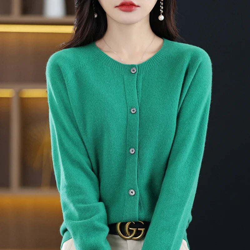 Women's Cardigan Round Neck Comfortable