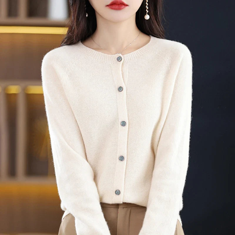 Women's Cardigan Round Neck Comfortable