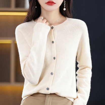 Women's Cardigan Round Neck Comfortable