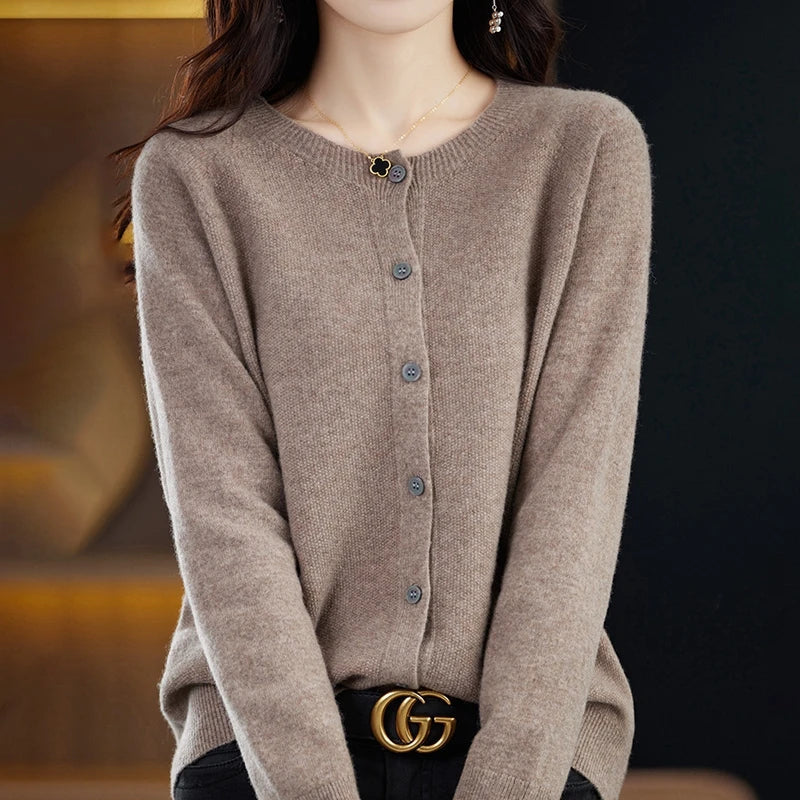 Women's Cardigan Round Neck Comfortable