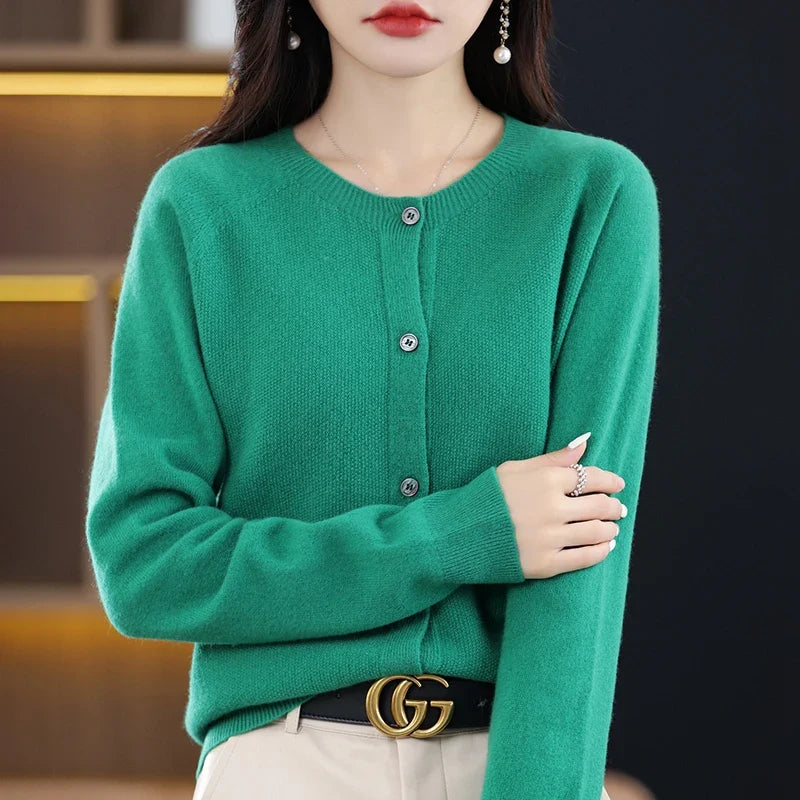 Women's Cardigan Round Neck Comfortable