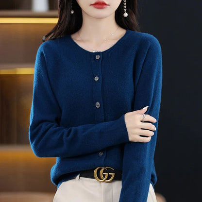 Women's Cardigan Round Neck Comfortable
