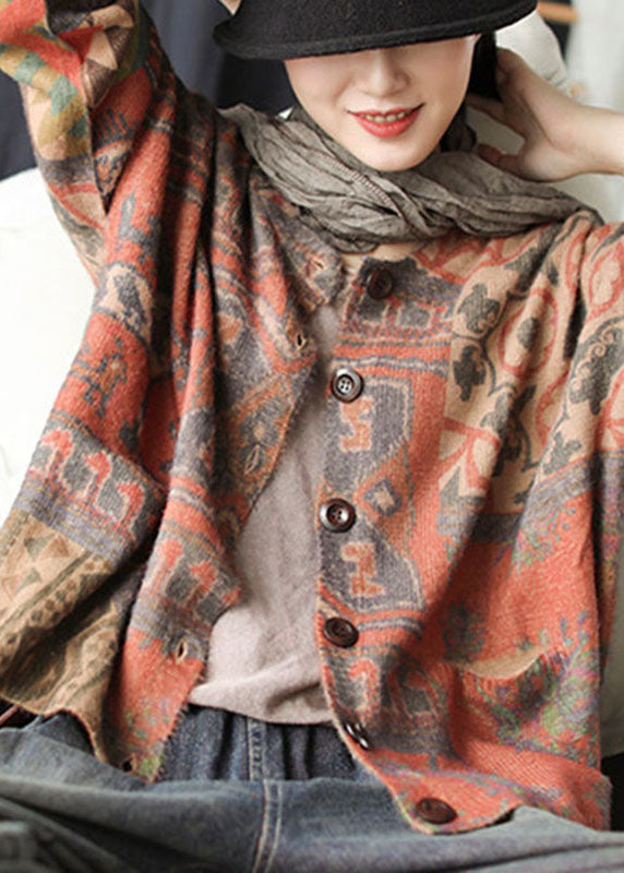 Women's Cardigan With Buttons and Pockets Loose Fit Sweaters