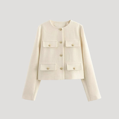 Women's Cardigans Button-Up With Pockets Casual Style