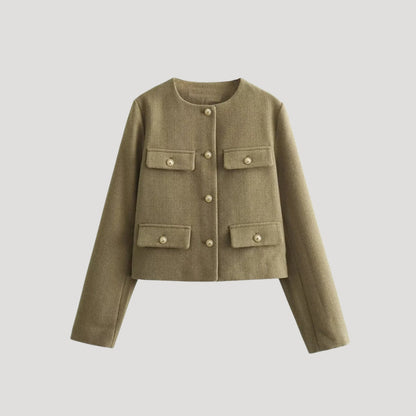 Women's Cardigans Button-Up With Pockets Casual Style