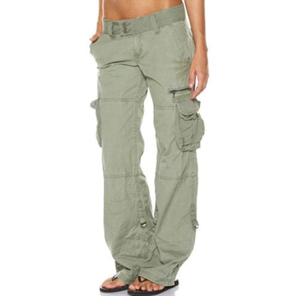 Women's Cargo Trousers With Practical Pockets For Active Occasions