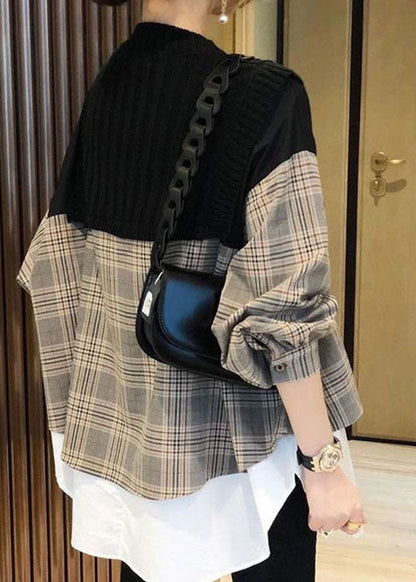 Women's Casual Long-sleeved Checkered Shirt